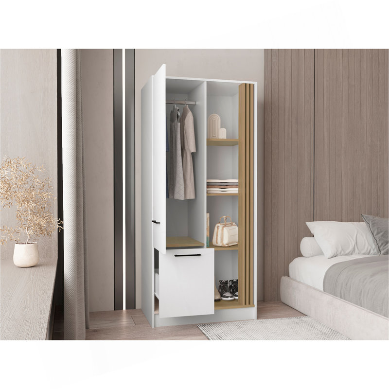 Armoire Vance avec une porte pour le rangement intérieur