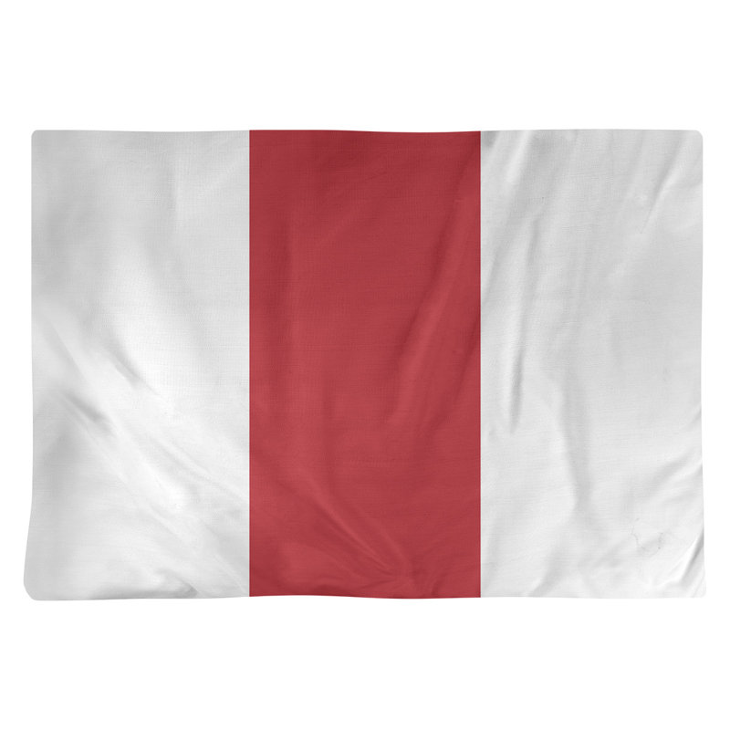 Récapitulatif en coton 18 po boston baseball, Blanc / rouge