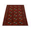 Tapis unique en laine noué à la main 4 pi 2 po x 6 pi 1 po rouge / noir New Age Pasty