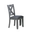 Finition grise table de salle à manger 6X chaises 7Pcs