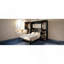 Grand lit escamotable mural avec placard, tiroirs et tablettes en chêne, noir-1377749888-1377749903