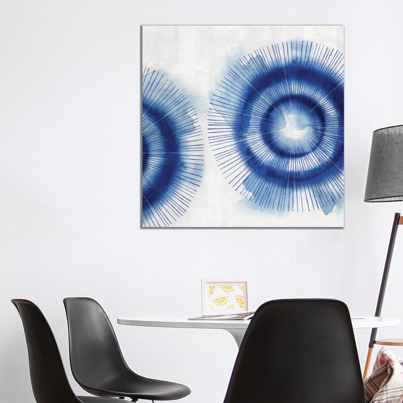 In The Blues II by Eva Watts - Wrapped Canvas Print, 93.98 cm H x 93.98 cm W x 1.91 cm D
