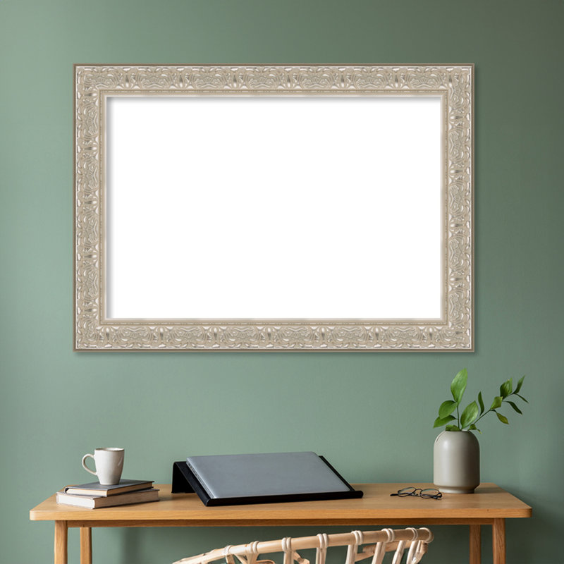 Tableau magnétique effaçable à sec Luxe Argent, H 31 po x l 43 po