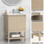 Meuble-lavabo simple 30 "avec comptoir en porcelaine et lavabo Mena, pré-assemblé-968808383