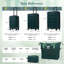 Ensemble de bagages 5 pièces avec ouverture frontale, ensemble de valise de transport extensible rigide avec double roue pivotante, bagage de voyage léger avec port USB, serrures TSA (20 "24" 28 ")-129391799