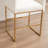 Upholstered Counter Stool With Metal Frame-260762587