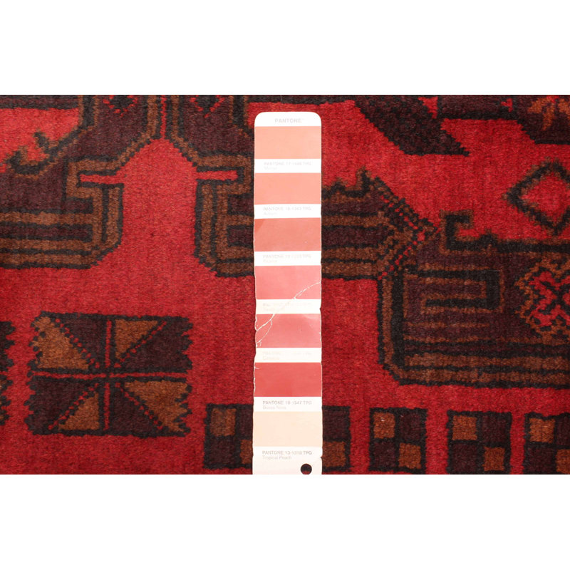 Rizbaft Red Rug 3'5" x 6'1"