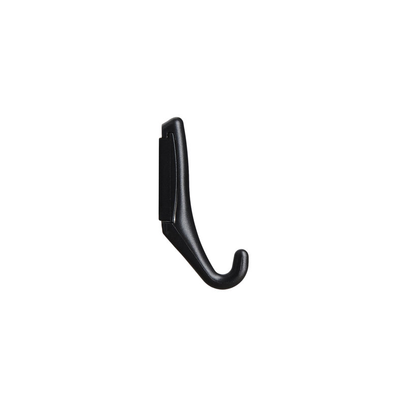 Plastic Wall Wall Hook, Black