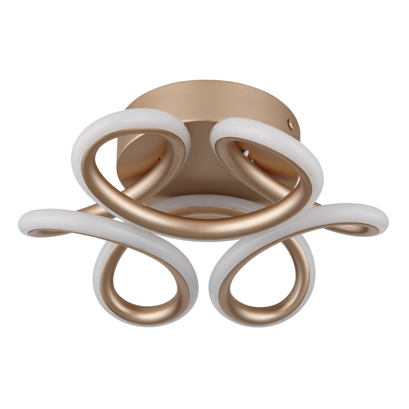 Danni LED Flush Mount, Gold colours