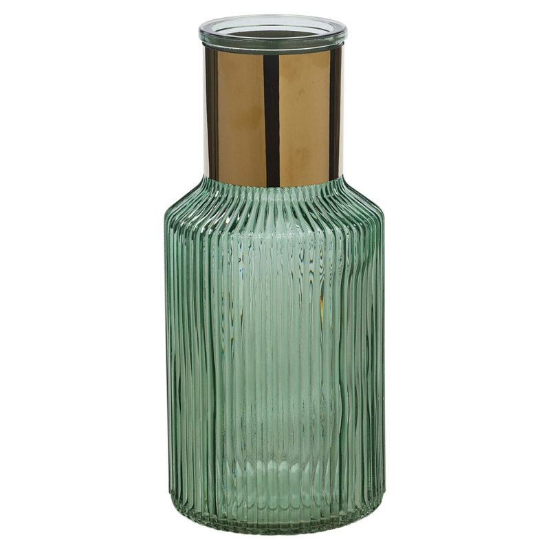 Agosto Glass Table Vase, Teal