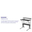 Computer Desk with Top and Lower Storage Shelves-1762137465