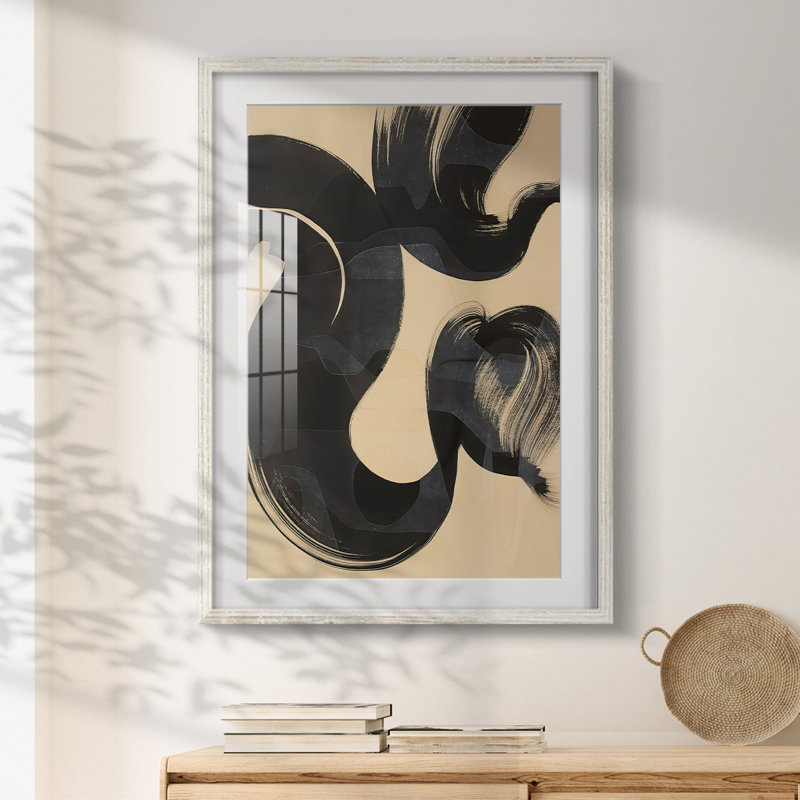 Sea Change I -Framed Print, 19.5" H x 16.5" W, White