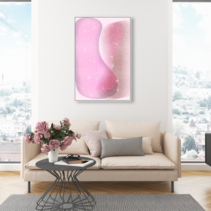 Dancing Lovers Print by Oliver Gal, 46"H x 31"W, White Floater Frame