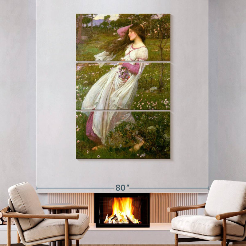 Leisha Windflowers, 74" H x 48" W