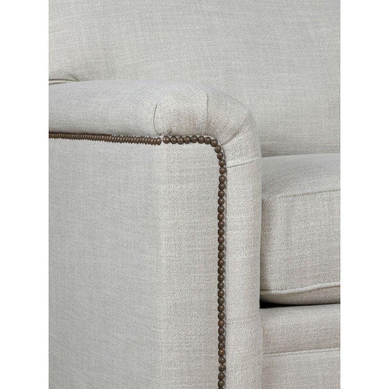 Warren 36" Upholstered Swivel Chair, Signal Ash