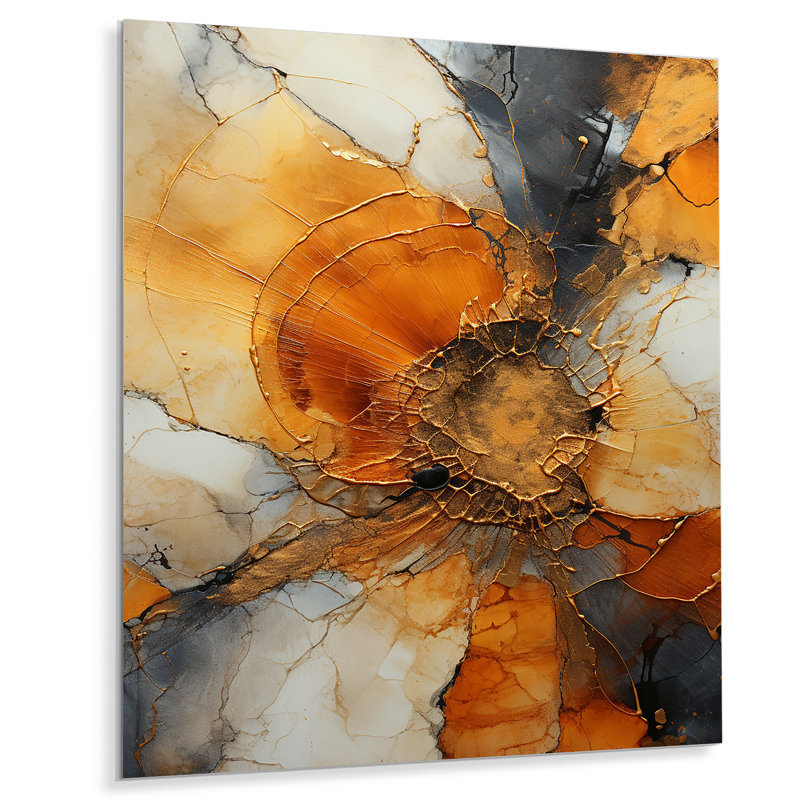 " Encaustic Spirals II ", 40" H x 30" W x 1" D