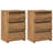 vidaXL Bed Cabinet Engineered Wood 15.7x13.8x24.6 in-743059185-766847285