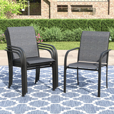 Outdoor Stackable Patio Dining Chairs