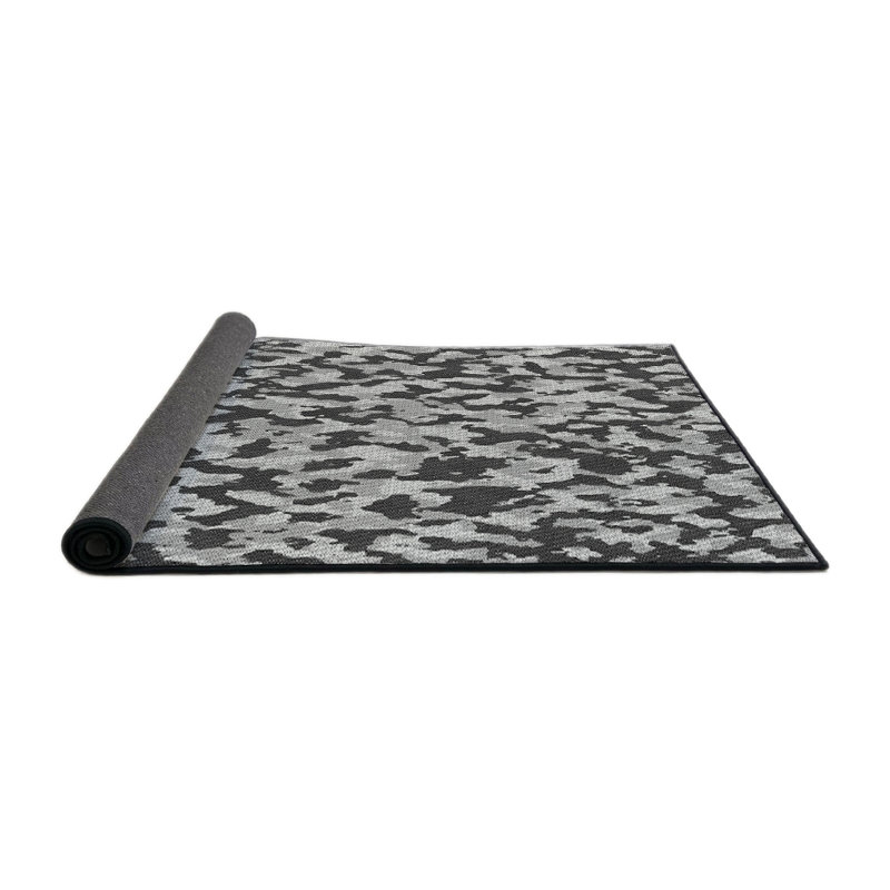 Tapis gris Power Loom, Rond 7 pi