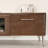 Retro design solid wood TV cabinet