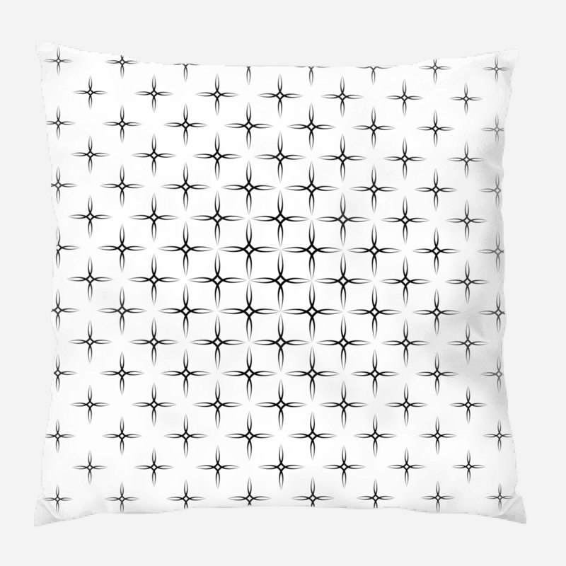 Monochrome Throw Pillow