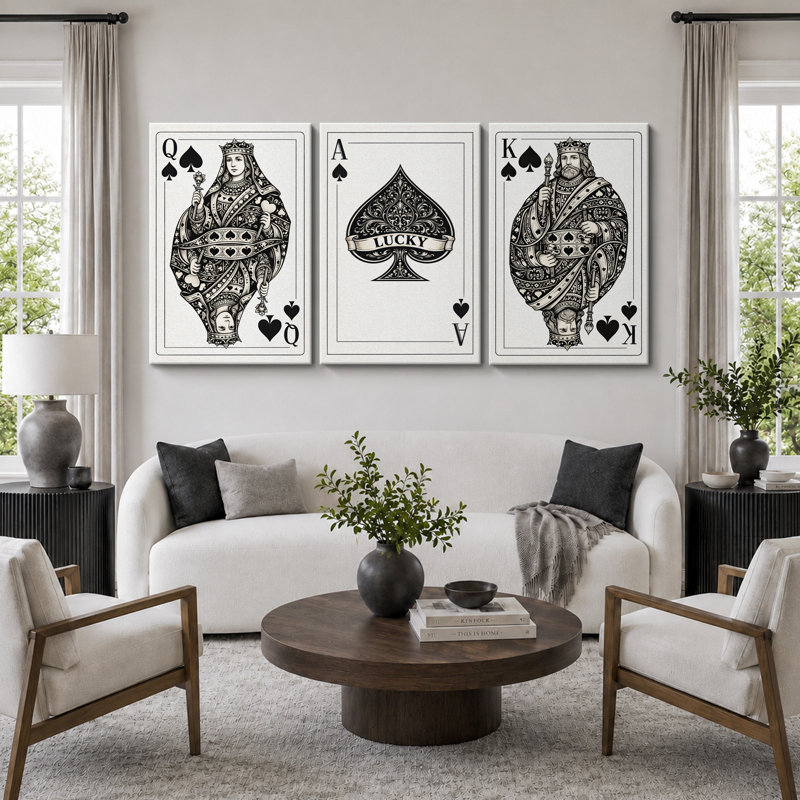 Reproduction de giclée sur toile encadrée 3 pièces, H 36 po x l 72 po x P 1,5 po, Toile tendue