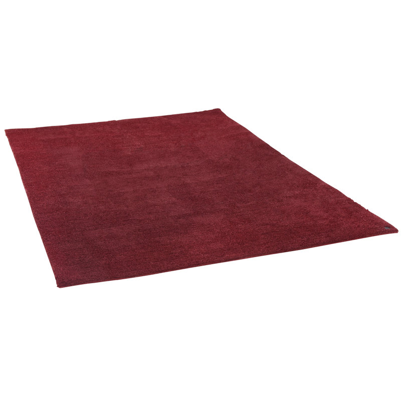 Powder Hand Woven Red Indoor Rug, Rectangle 140 x 200cm