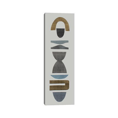 Neutral Totems VI by Rob Delamater - Panoramic Gallery-Wrapped Canvas Giclée on Canvas