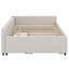 Lit plateforme tapissier avec port USB et lit gigogne simple-1073532266