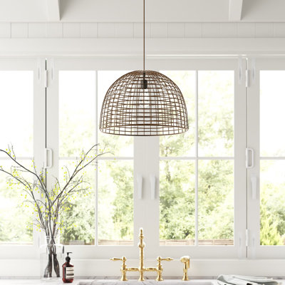 Stevie 1-Light Single Dome Pendant