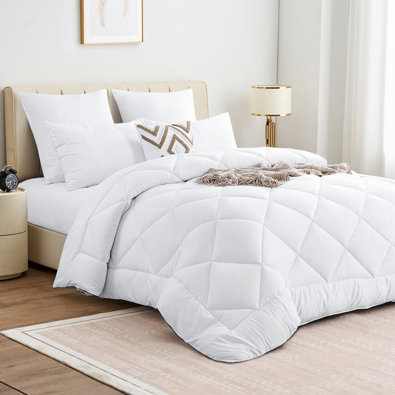 Microfiber All Season Comforter/Duvet Insert, Queen
