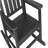 3-piece Outdoor Rocking Chair Set With Side Table - All-weather Wood-texture Design (2 Chairs + 1 Table), 300lbs Capacity-816598224