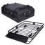 Ensemble de 51 po x 36 po x 5 po avec sac de toit Panier de toit universel Capacité de 200 LBS Porte-bagages sur le toit