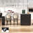 Asabi 82.6" Kitchen Island with Extendable Dining Table, Power Outlet & Storage-120887039
