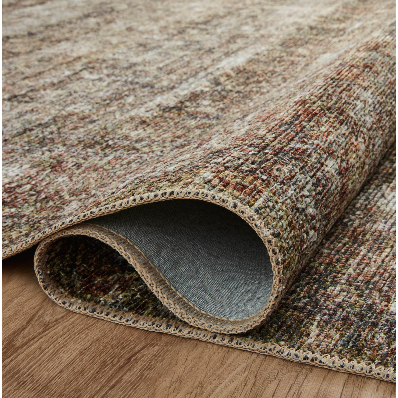 Amber Lewis x Loloi Billie Tobacco Rust Oriental Rug, Rectangle 2'3" x 3'9"