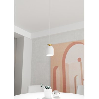 Ahalya 1 - Light Matte Black Pendant