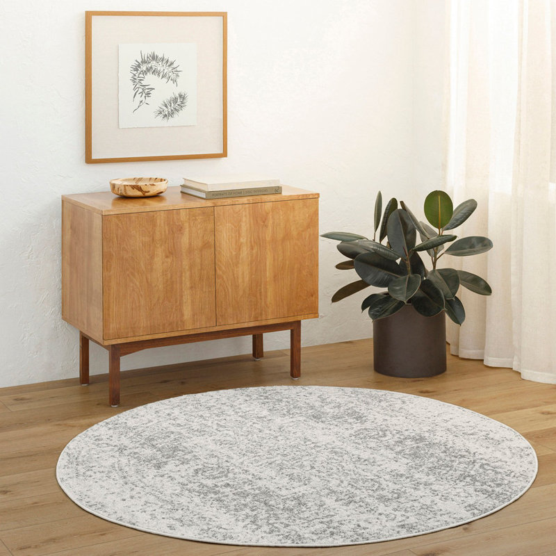 Traditional Rug, Bordered Floral Easy to Clean Rug For Living Room, Dining Room, Bedroom, Rectangle 140 x 200 cm