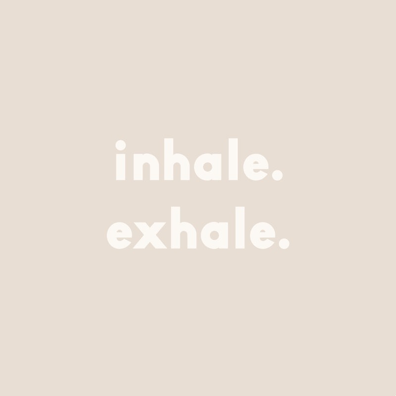 Inhale Exhale Blush Nouveau, H 12 po x l 12 po