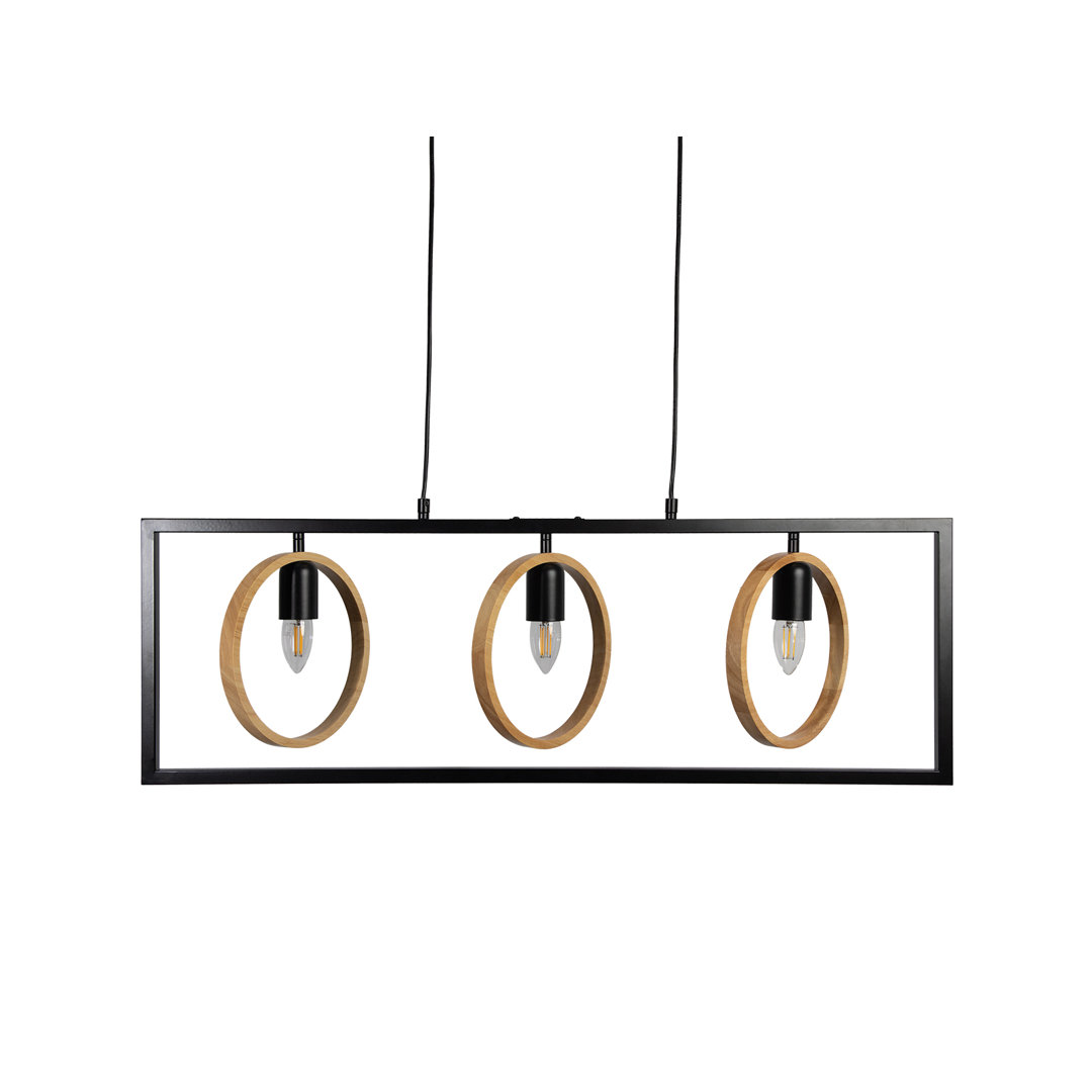 3 - Light Matte Black Pendant