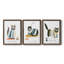 Neutral Scrawl I - ensemble de 3 peintures sur toile encadrées-906713748-906713740