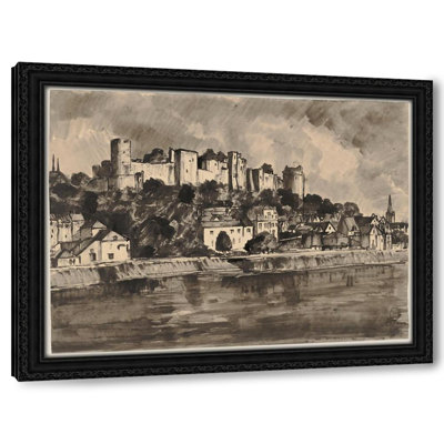 Die Burg Chinon und das Ufer der Vienne