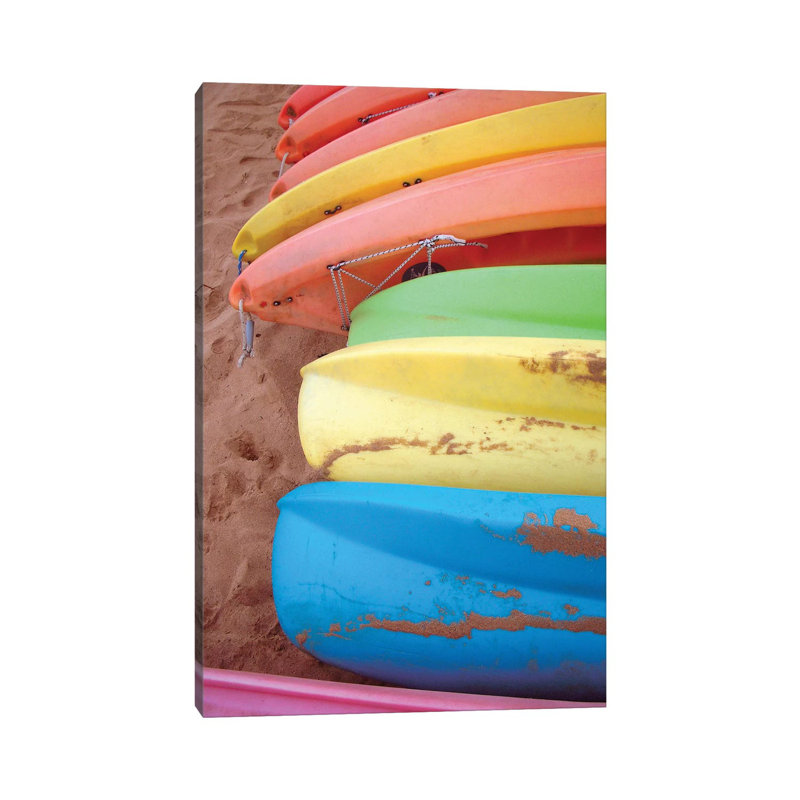Kayaks II par Jairo Rodriguez - Photographie sur toile tendue, H 18 po x l 12 po x 1,5 po