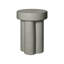 TORU Ceramic Side Table - Off White-1208260637