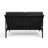 Solid Wood Teak Outdoor Loveseat With Cushion And Arms-114980246-114980250
