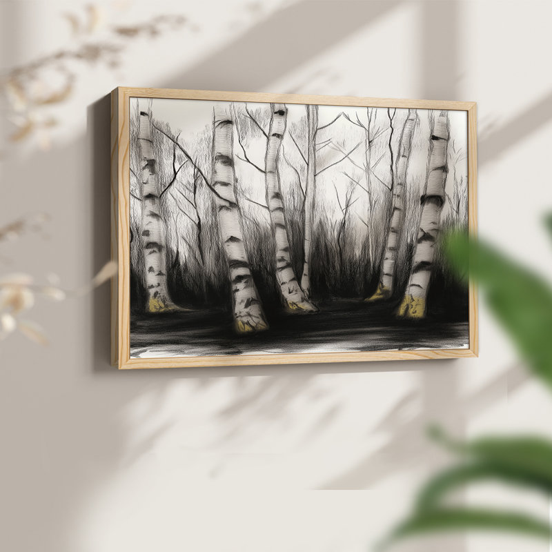 LANDSCAPES Series XVI -Framed Print - Restickable, H 8 po x l 10 po