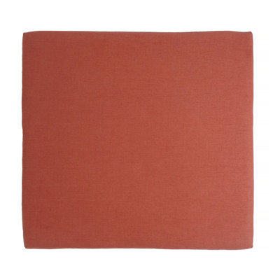 Repose-pieds rectangulaire rembourré en tissu
