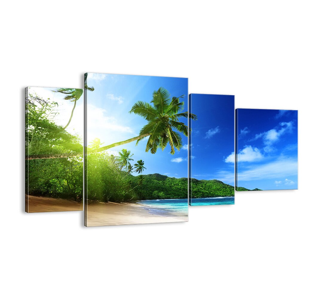 4-tlg. Leinwandbilder-Set - Fotografie „A Gentle Touch of the Tropics”