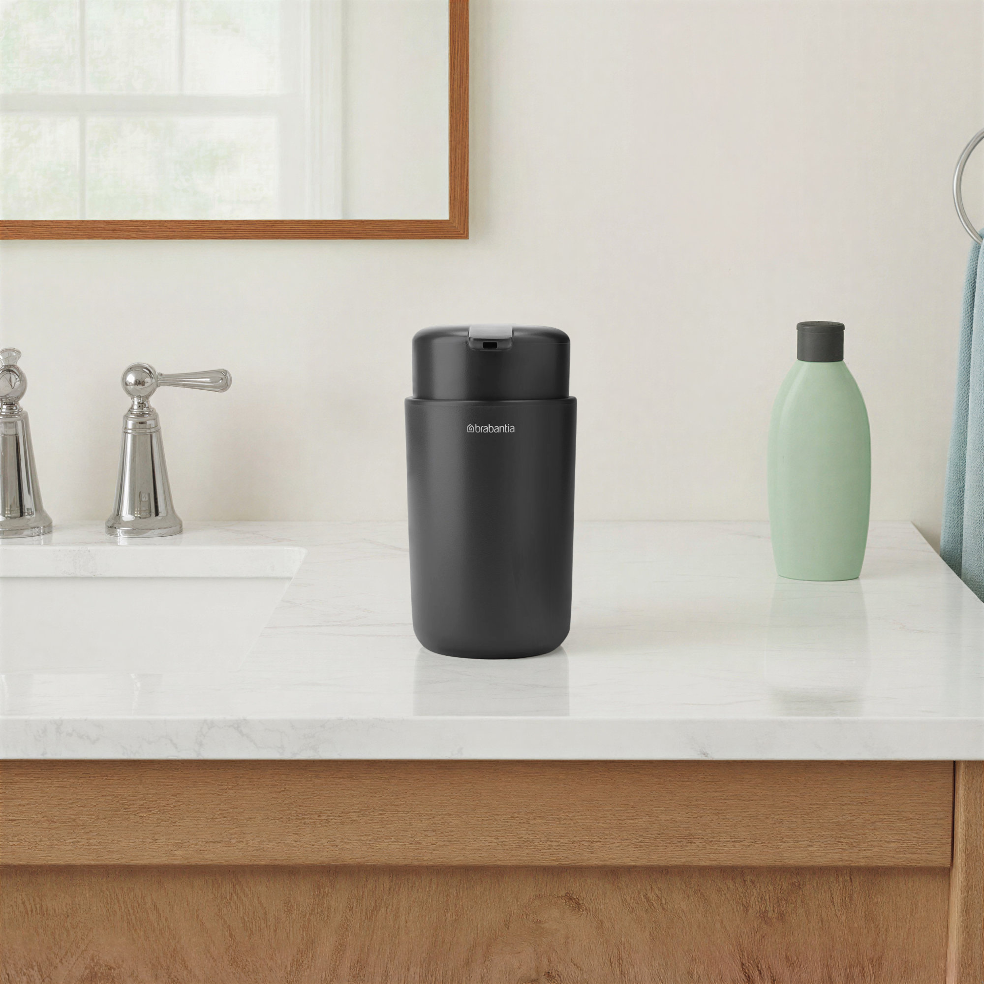 Brabantia ReNew Soap Dispenser, Dark Gray
