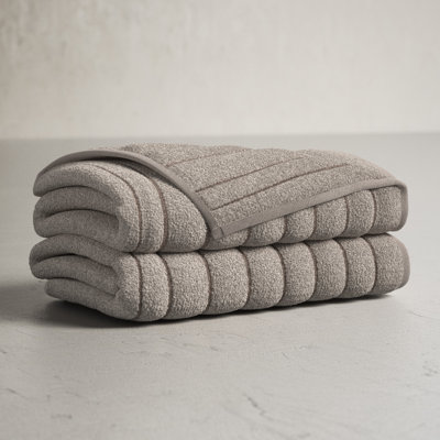 Rachel Cotton Plush Ribbed Bath Towel