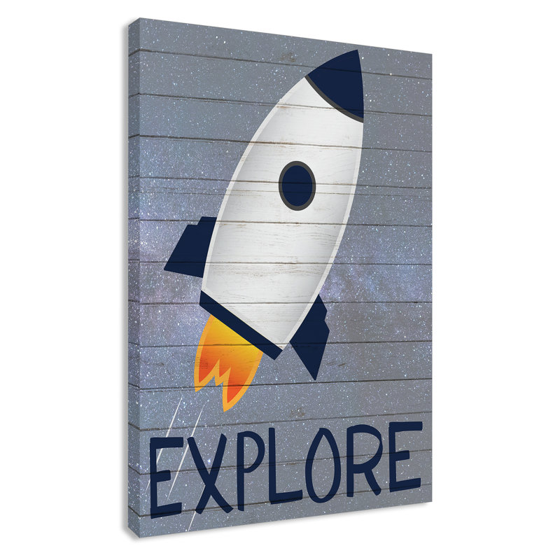 Art sur toile Space Explorer 1, H 36 po x l 24 po x P 1,5 po